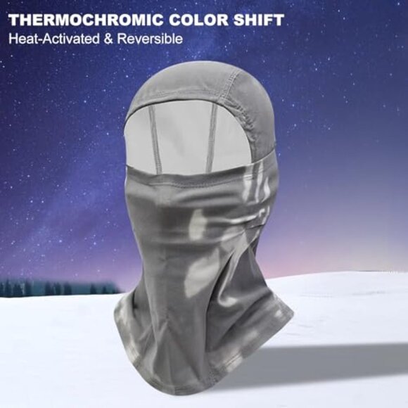 Unisex Winter Balaclava Ski Mask Windproof Fleece Temperature Sensitive main image 7